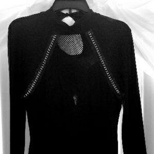 Beautiful black sexy blouse